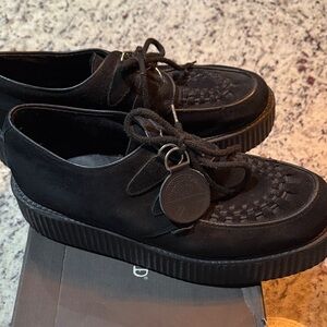 Black Suede Double Sole Creeper Classic - Brand:Underground
